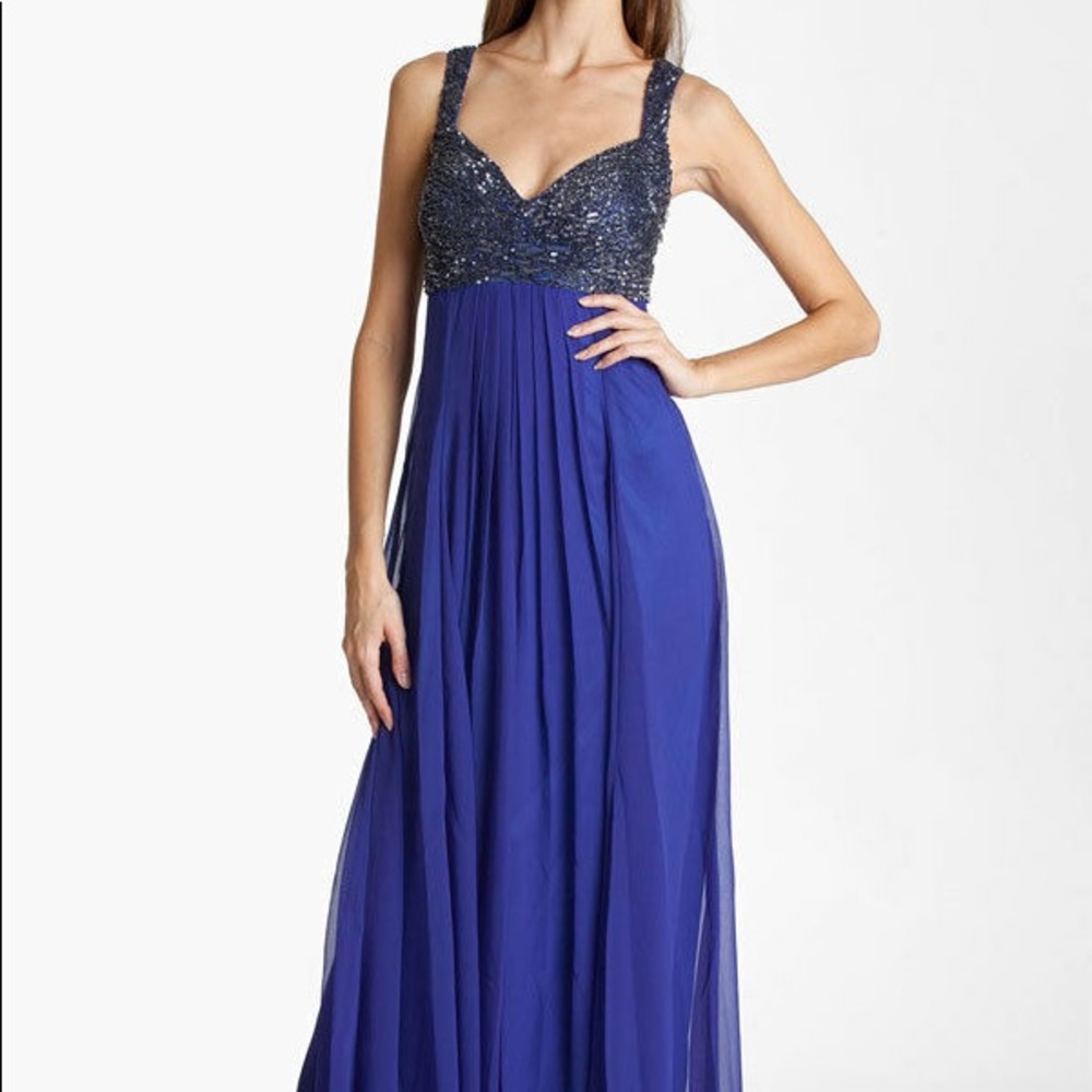 JS Collections Royal Blue Formal Dress